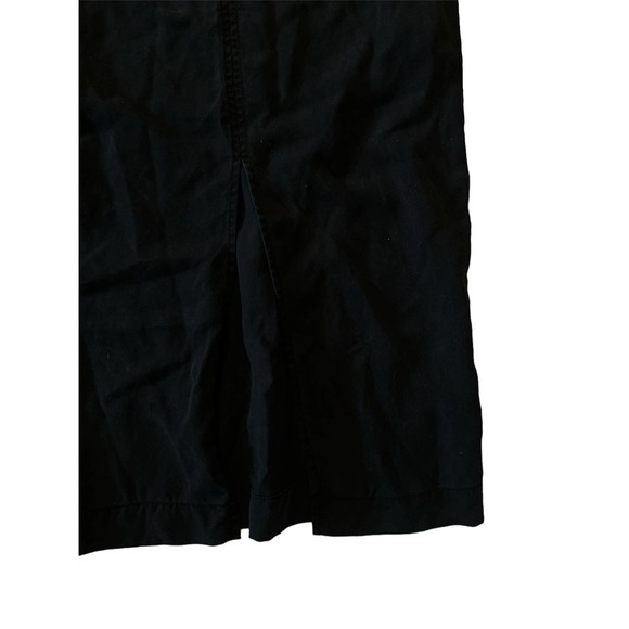 Women XS Aritzia The Group Babaton Woolman Side-Slit Slip Black Bib Maxi Dress - Picture 6 of 6